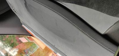 Planche de bord rayé