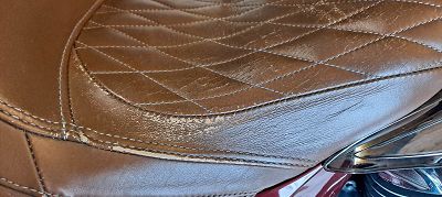 Reteinter une selle moto