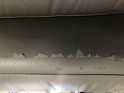 Canapé cuir 5 ans - Accoudoirs abîmés : Que faire ?