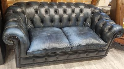 Rénovation canapé cuir  Chesterfield