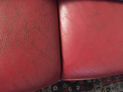 Rénover mon canapé en cuir rouge