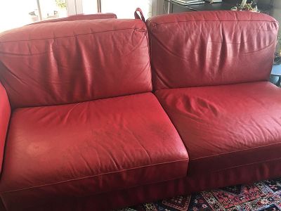 Nettoyage à fond de mon canapé en cuir