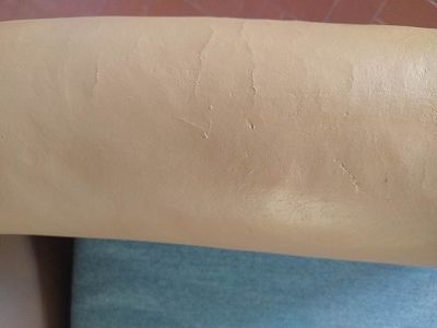 Craquelures après renovation