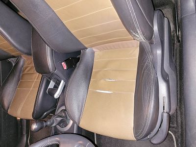 Siege auto cuir Megane 2cc