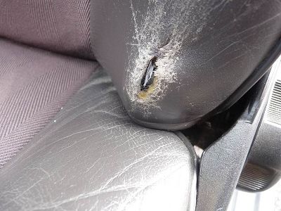 Sièges cuir/tissus protection du tissus