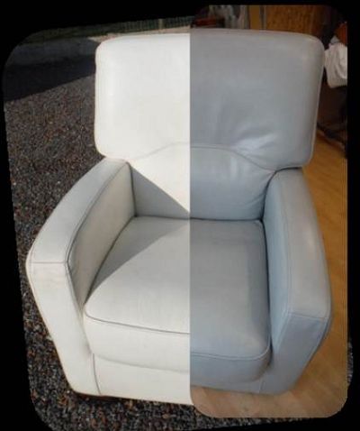 Rénovation et changement de couleur sur notre canapé et fauteuil cuir