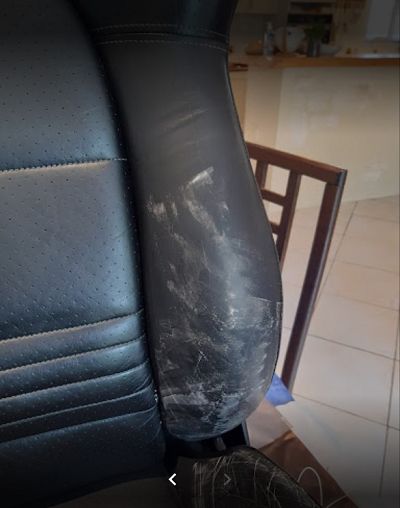 2ème rénovation de mes sièges de voiture en cuir noir