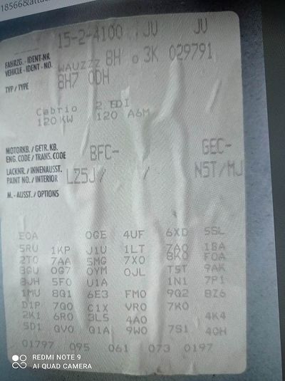 Besoin d'aide pour identifier un code couleur pour acheter un kit