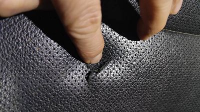 réparation accro siège ventilé (avec perforation)