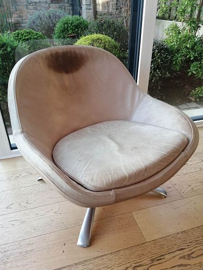 Nettoyage de fond fauteuil cuir