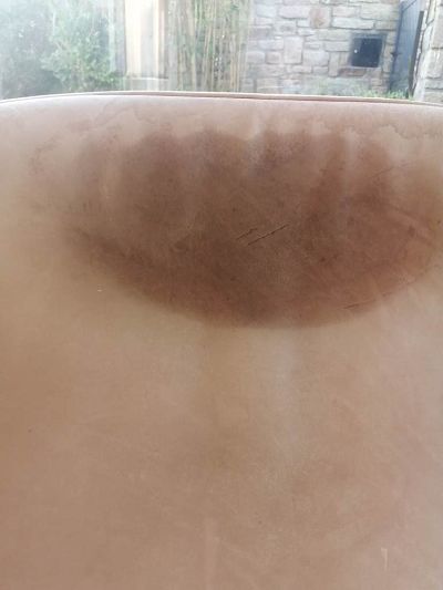 Nettoyage de fond fauteuil cuir