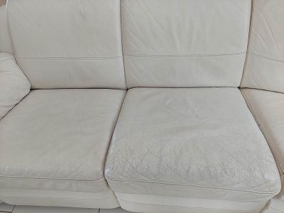 Rénovation canapé angle en cuir