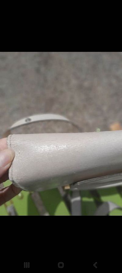 Cuir sac Yves St Laurent craquelé