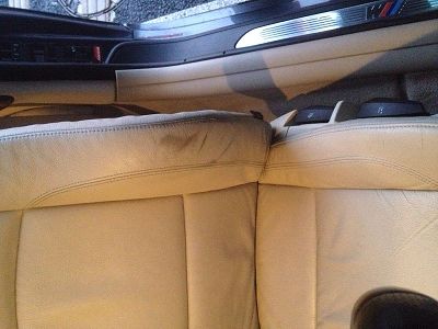 Comment rénover cette partie de cuir beige BMW e92