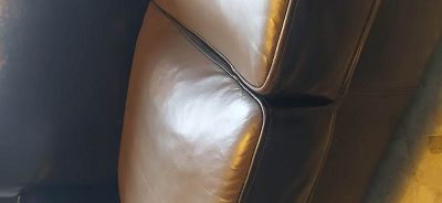 Rénovation canapé club chocolat