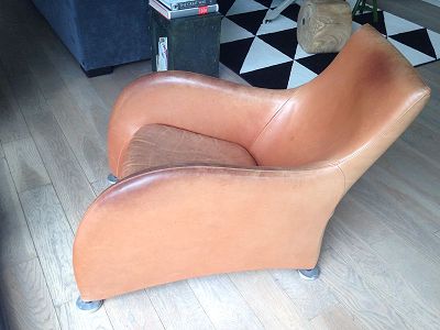 rénovation fauteuil club contemporain