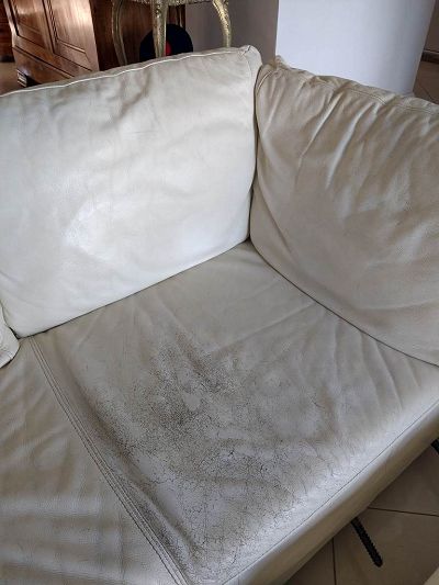 Rénovation Canapé angle en cuir