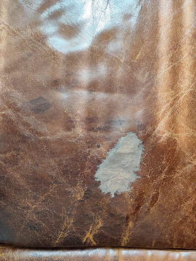 Finitions après reparation d'une déchirures