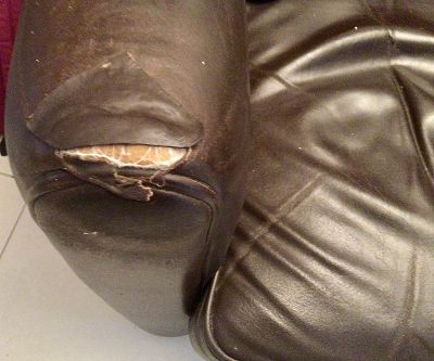 Rénovation accoudoirs fauteuil club