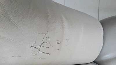 Informations produits pour réparations de craquelures sur du cuir