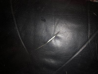 Réparation fauteuil skaï