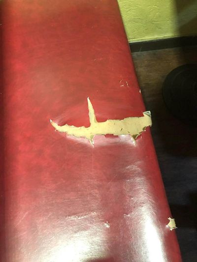 Réparation de banquette en cuire