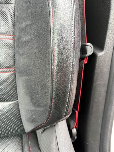 Marque de frottement siège auto