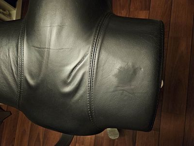 Accident sur fauteuil Cuir Hag Capisco