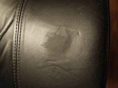 Accident sur fauteuil Cuir Hag Capisco