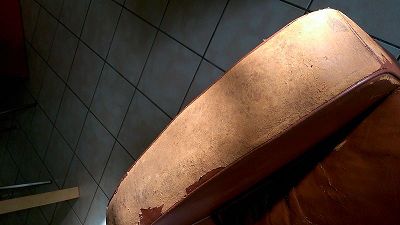 renovation cuir fauteuil club