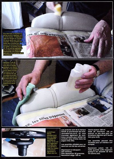 205 MAGAZINE : Rénover son intérieur cuir