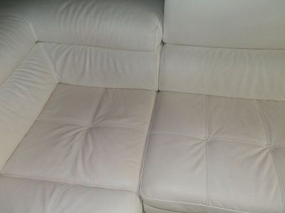 Repigmentation salon cuir blanc