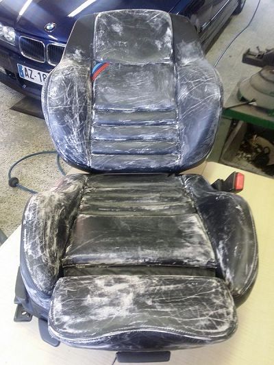 Rénovation cuir cobra BMW M3 E36