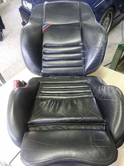 Rénovation cuir cobra BMW M3 E36