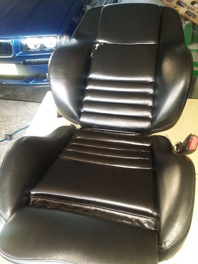Rénovation cuir cobra BMW M3 E36