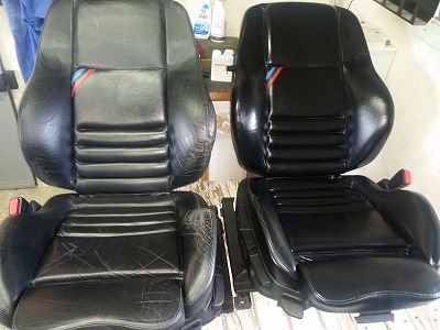 Rénovation cuir cobra BMW M3 E36