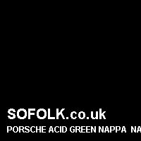 Leather seat color PORSCHE