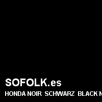 Color cuero HONDA