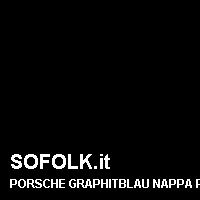 Colore pelle PORSCHE