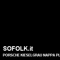 Colore pelle PORSCHE