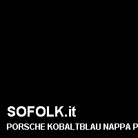 Colore pelle PORSCHE