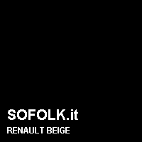 Colore pelle RENAULT