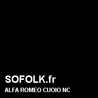 Teinte siège cuir ALFA ROMEO