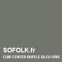 Cuir Center Buffle Bleu Gris Sofolk