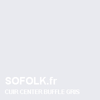 Cuir Center Buffle Gris Sofolk