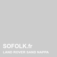 Teinte si&egrave;ge cuir LAND ROVER