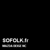 Teinte siège cuir MAZDA