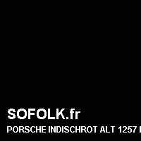 Teinte siège cuir PORSCHE