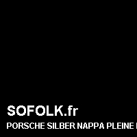 Teinte siège cuir PORSCHE