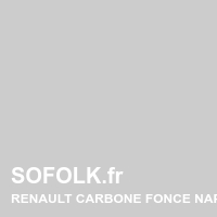 Teinte si&egrave;ge cuir RENAULT
